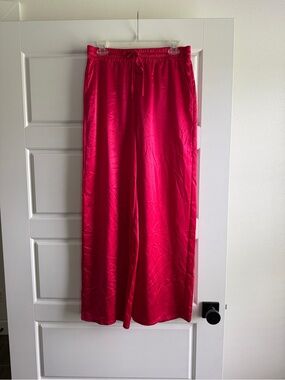 NWT Rachel Zoe Satin Wide Leg Pants